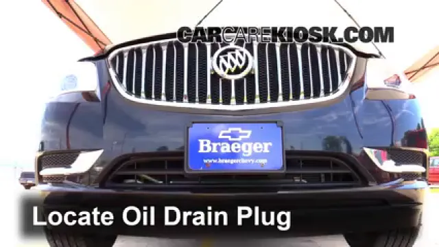 2013 Buick Enclave 3.6L V6 Aceite Cambiar aceite y filtro de aceite